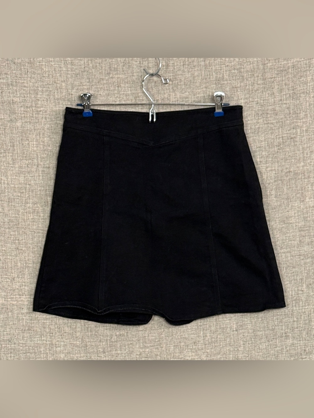 Umgee Embroidered A-Line Mini Skirt w/ Zip Closure - Picture 3 of 4